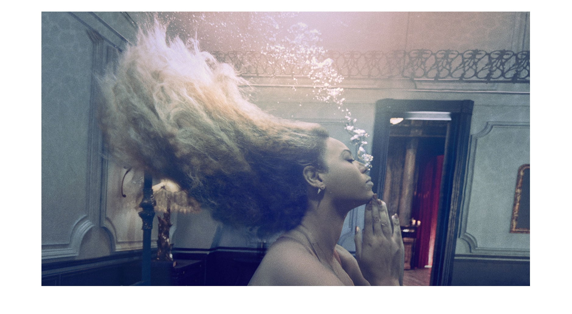 Beyonce Underwater