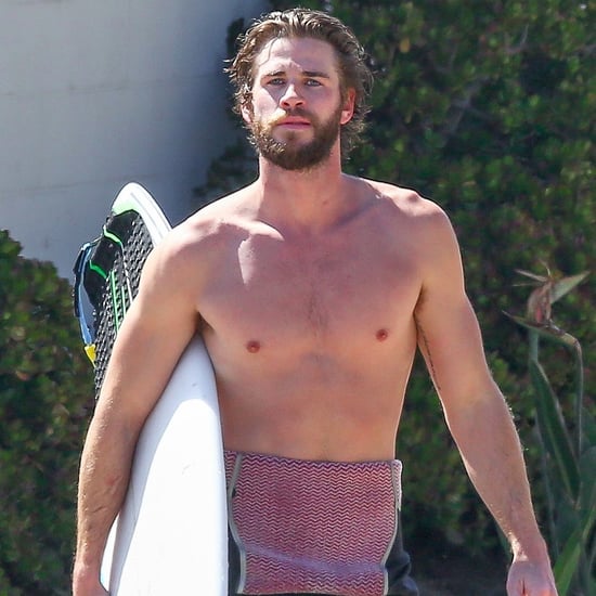 Liam Hemsworth Surfing in Malibu May 2017