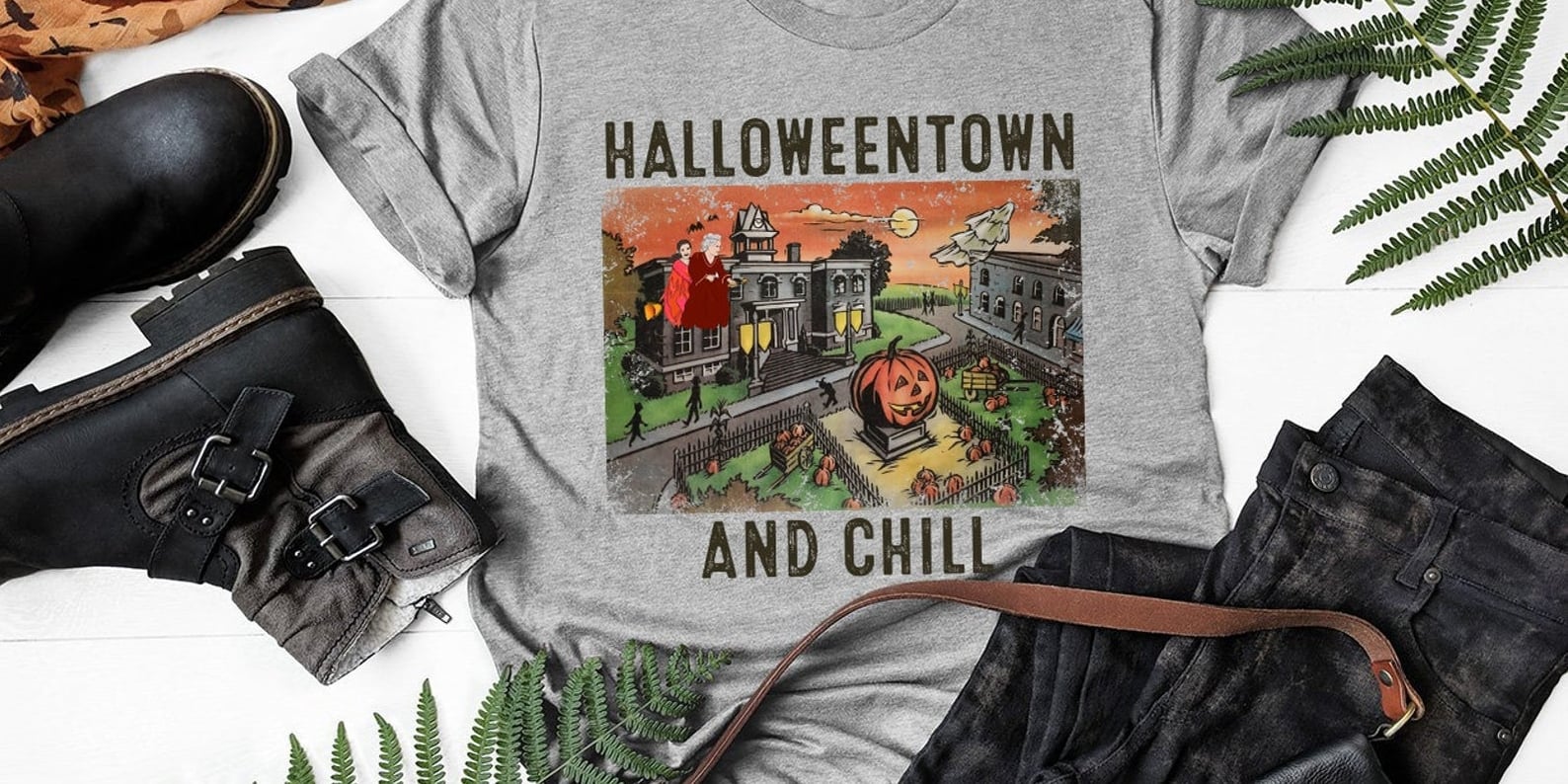 Add a Little Spookiness to Your Life With These Adorable Halloweentown-Themed  Shirts, Candles, Stickers, and More