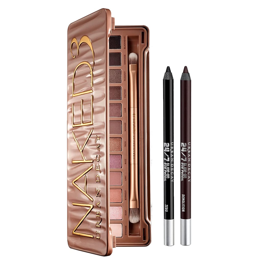 A Rosy Neutral: Urban Decay Naked3 Eyeshadow Palette + 24/7 Glide-On Waterproof Eyeliner Pencil Duo