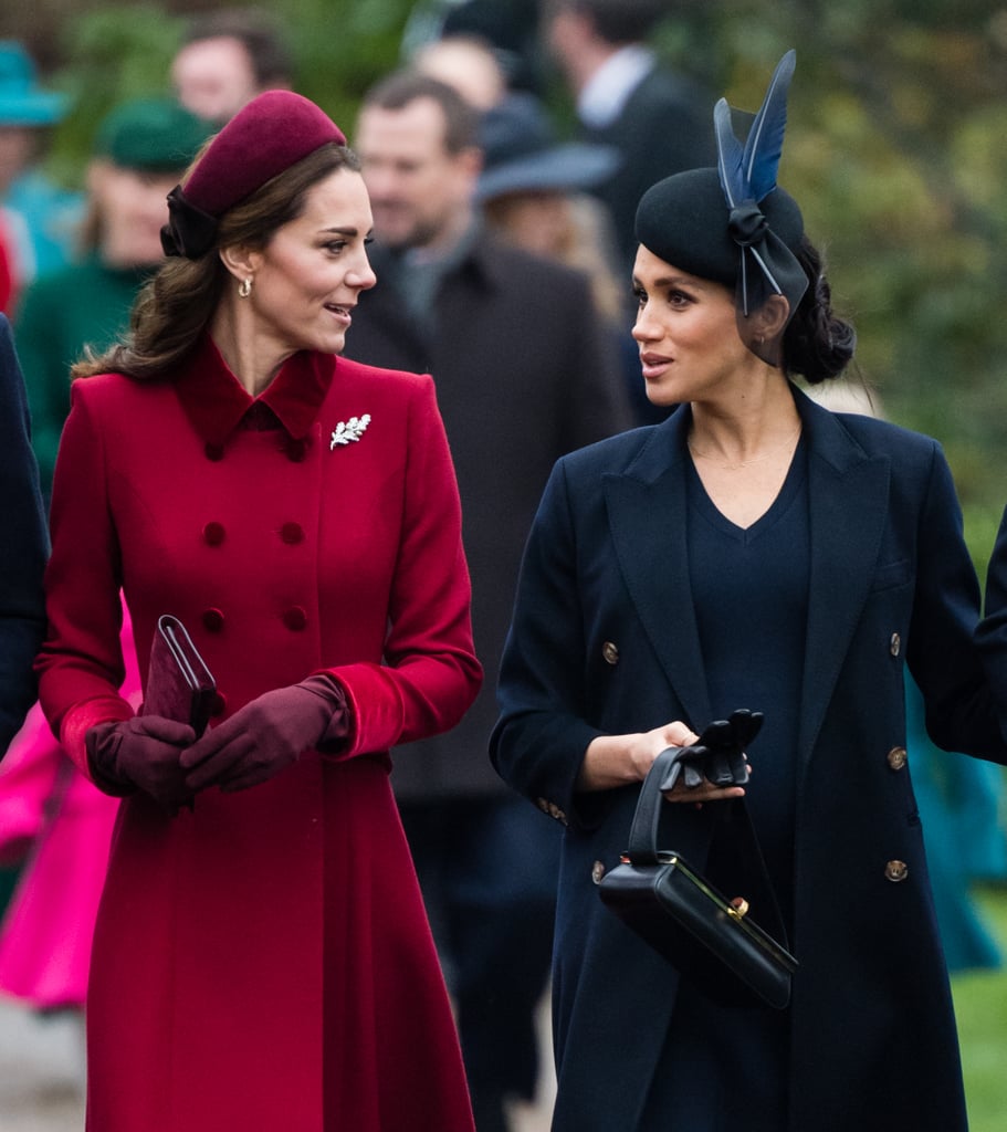 Kate Middleton and Meghan Markle at Christmas Service 2018