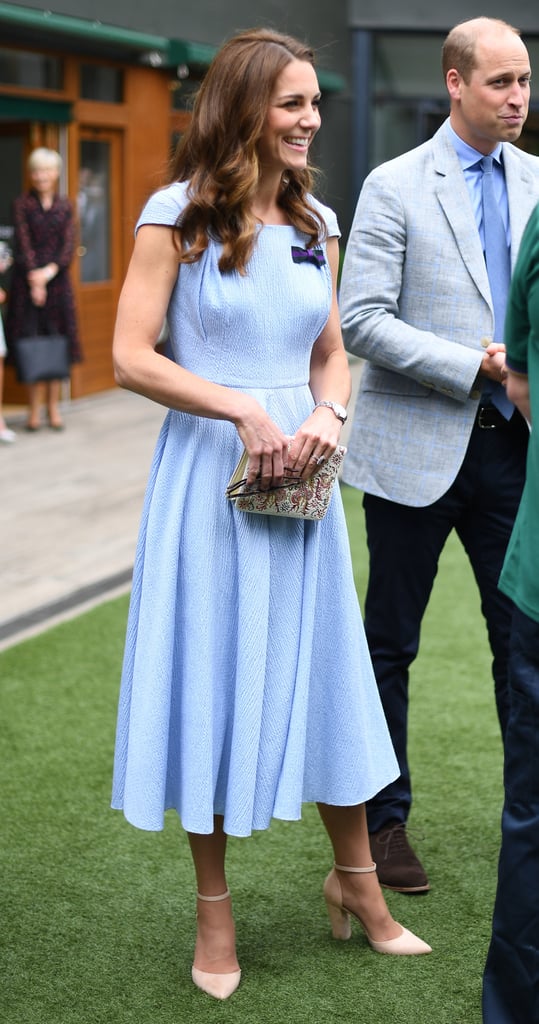 Kate Middleton Blue Dress at Wimbledon 2019