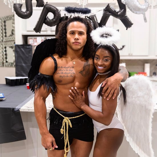 Simone Biles and Stacey Ervin Jr. Angel Halloween Costumes
