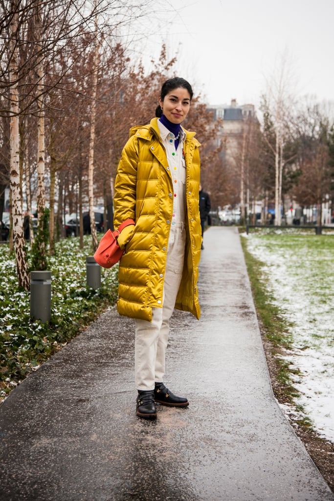 Style a Simple Black Pair of Boots With a Jumpsuit