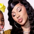 Watch Cardi B Swoon as Kulture Kisses Her Pregnant Belly and Says, "My Baby Is Cute"
