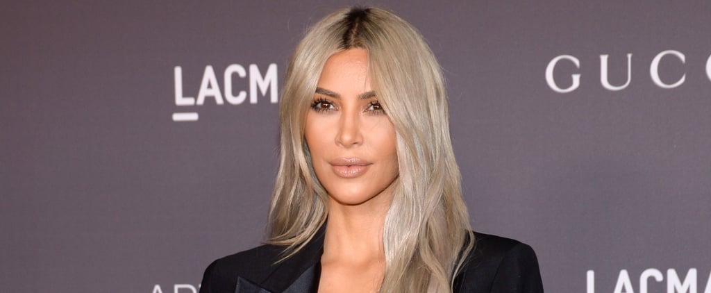 Kim Kardashian's Honey Blond Hair Color
