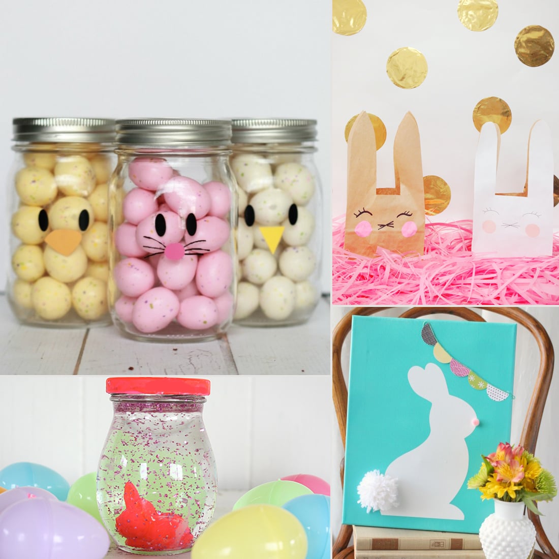 Easter Mini Cups with Lids & Straws (Per Dozen)