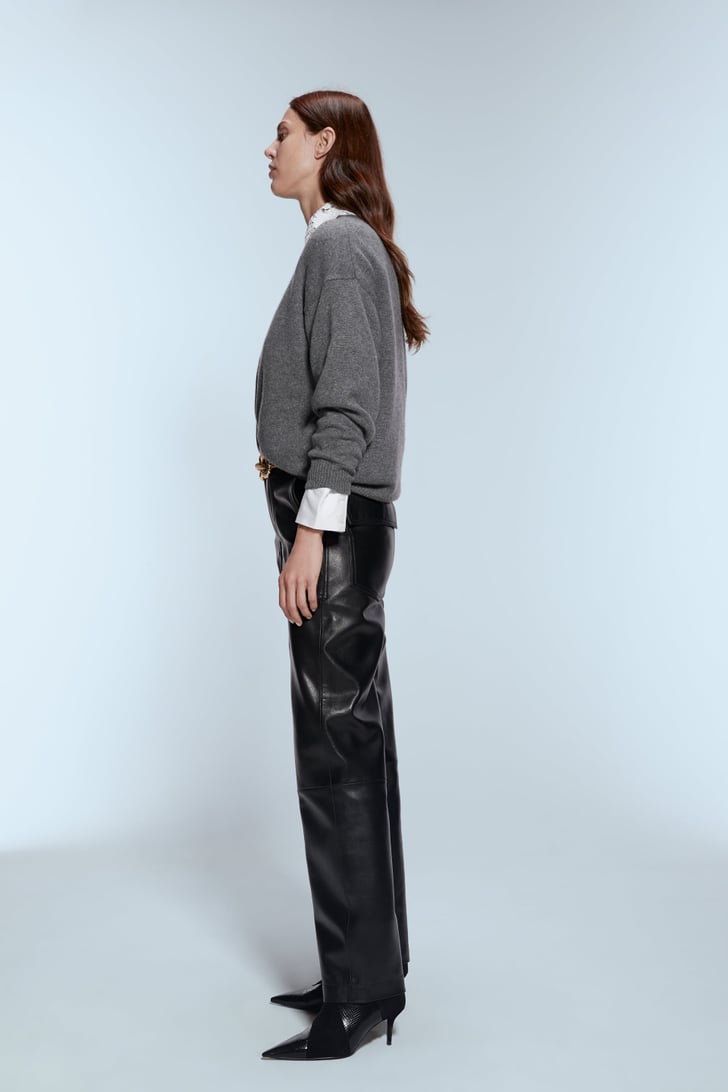 leather pants women zara