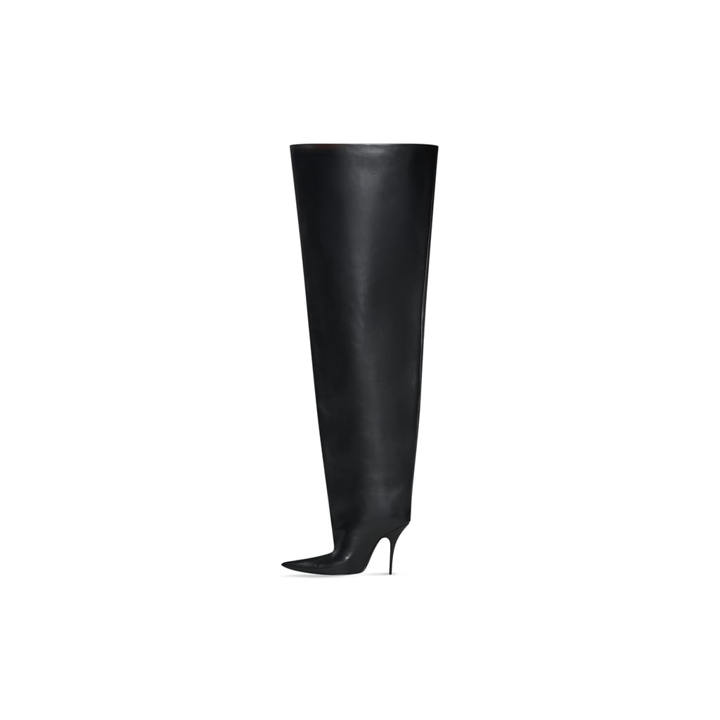 Balenciaga Waders 110mm Over-the-Knee Boot in Black