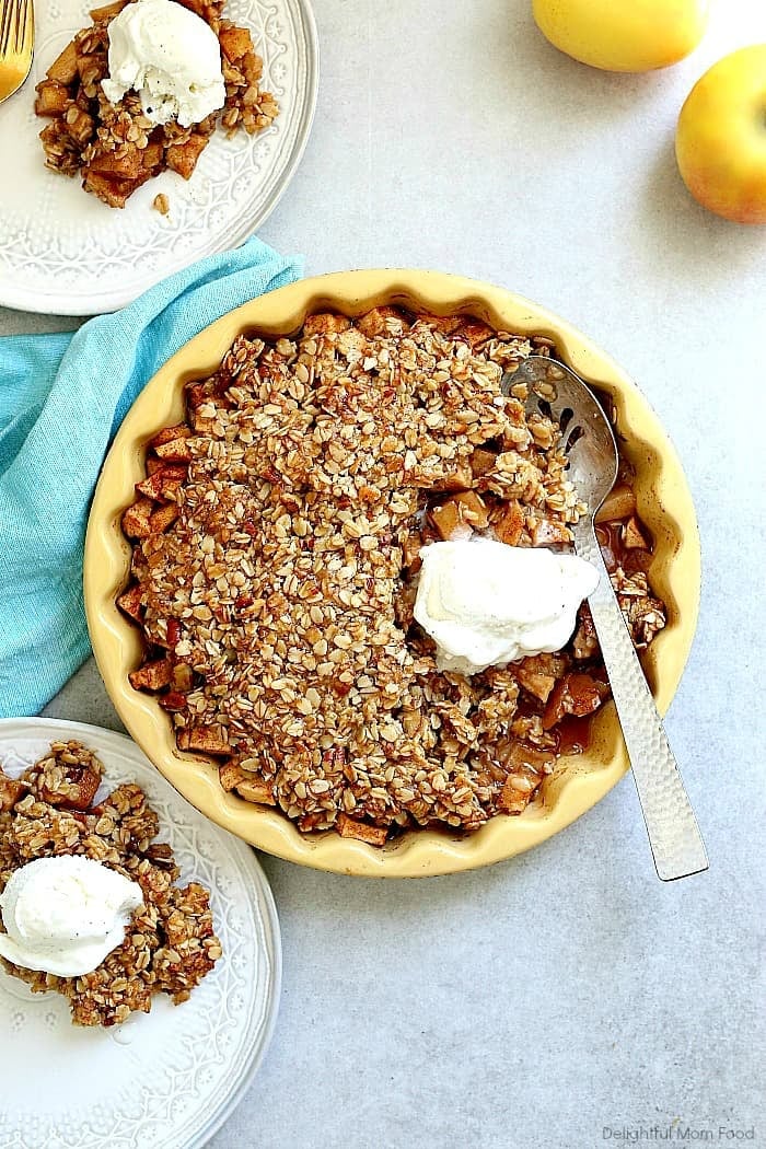 Gluten Free Apple Crisp Healthy Apple Dessert Recipes POPSUGAR 
