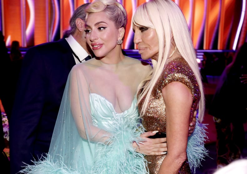 Lady Gaga and Donatella Versace at the Grammy Awards