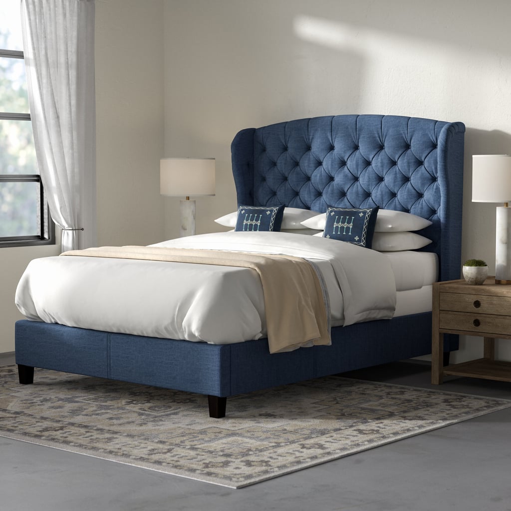 Maryport Tufted Upholstered Low Profile Standard Bed