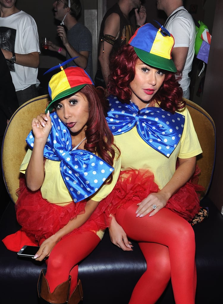 Snooki and JWoww as Tweedle Dee and Tweedle Dum