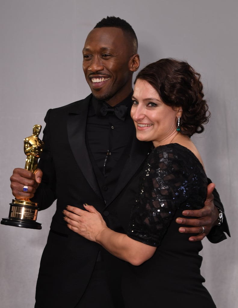 Pictured: Mahershala Ali and Adele Romanski