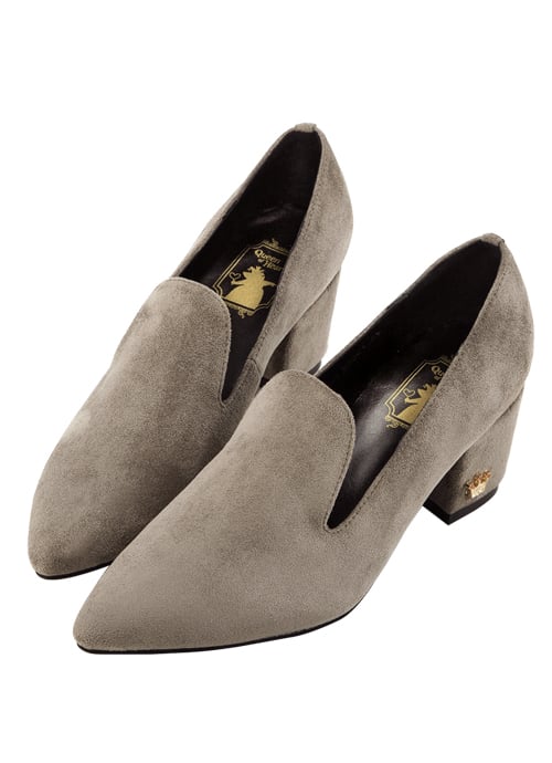 Red Queen Cover Pointed-Toe Block Heel ($30)