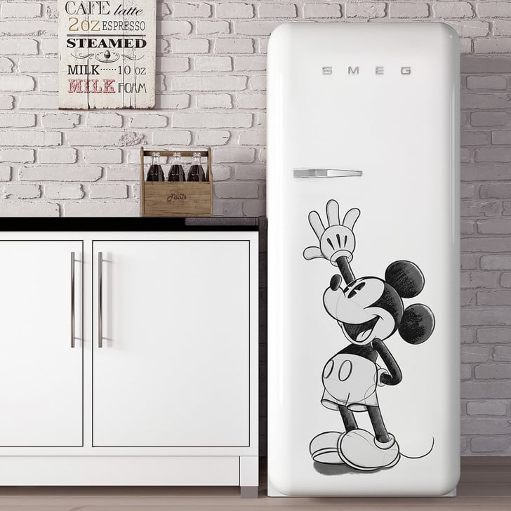 Shop Smeg S Mickey Mouse Refrigerator Popsugar Home