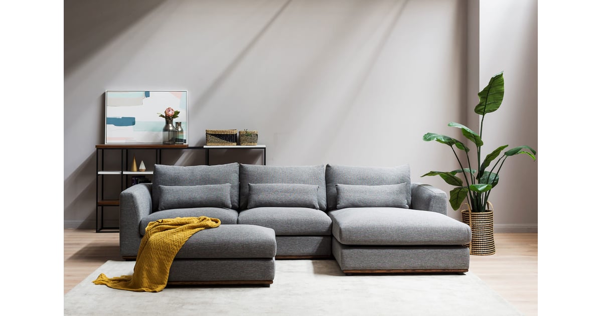Alfie chaise shop sectional sofa