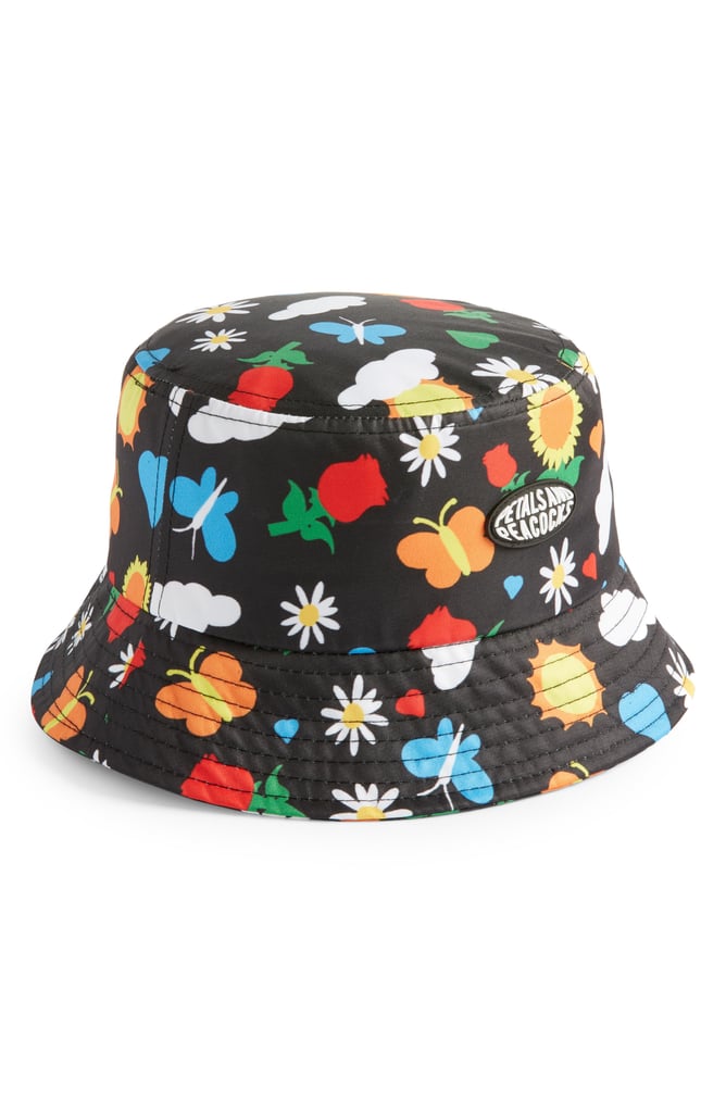 Petals and Peacocks Flourish Bucket Hat