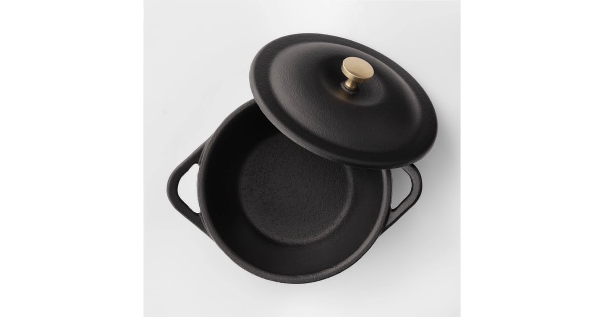 Cravings By Chrissy Teigen 13 28oz Mini Cast Iron Stock Pot Chrissy Teigen S Kitchenware Line Has Arrived At Target And Adds Everything To Cart Popsugar Food Photo 12