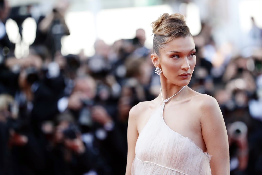 Bella Hadid's White Dior Gown at Cannes 2019