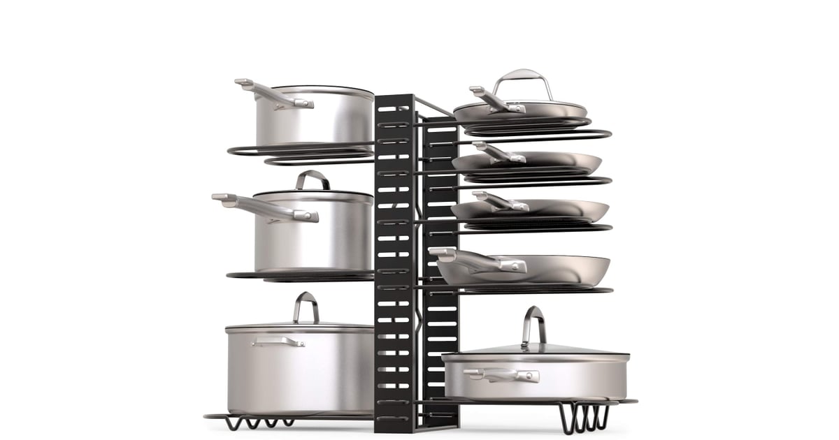 GeekDigg Pot Rack Organizer Cheap and Easy Ways You Can Organize Your