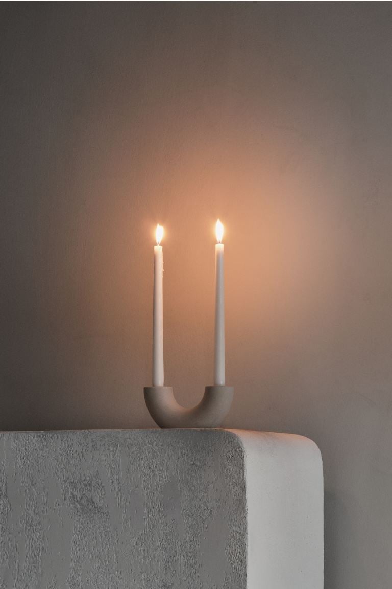 A Two-For-One: Ceramic Candlestick Holder