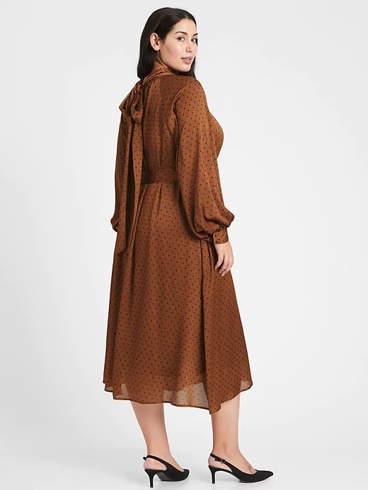 Banana Republic Crinkle Midi Dress