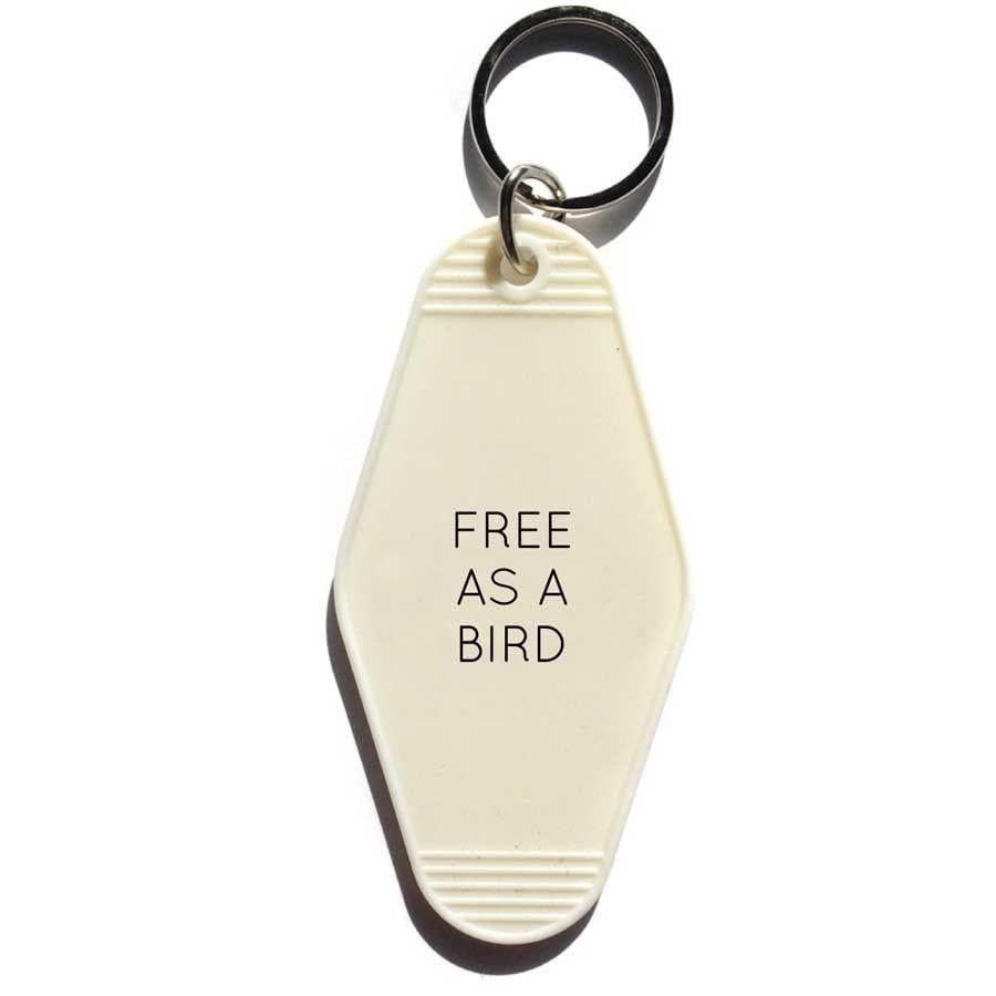 Three Potato Four "Free as a Bird" Key Tag