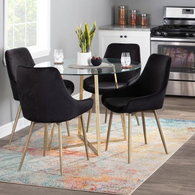 Round Glass Top Therese Dining Table Best Furniture From Cost Plus World Market Popsugar Home Australia Photo 19