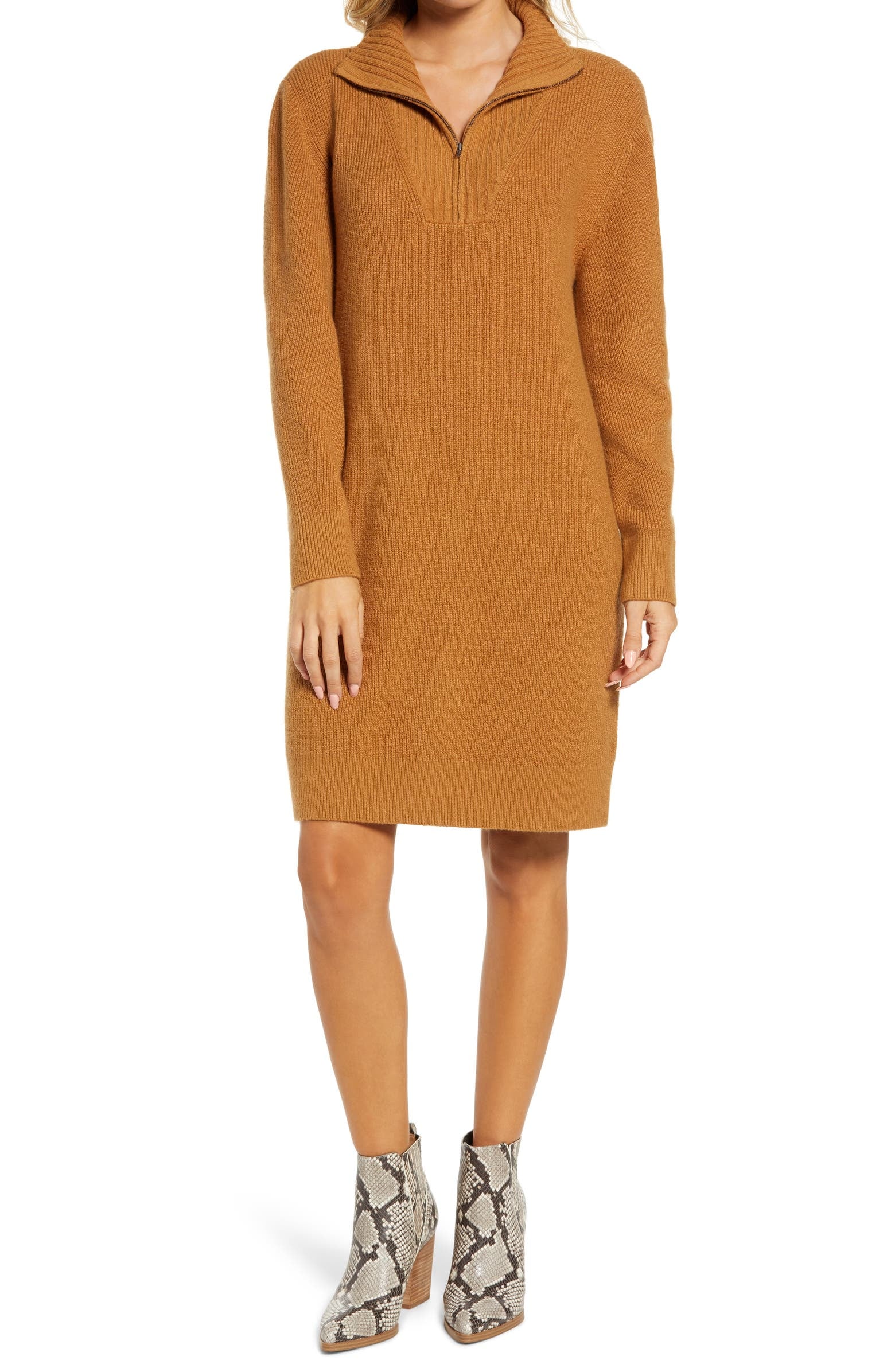 Affordable sweater dresses clearance