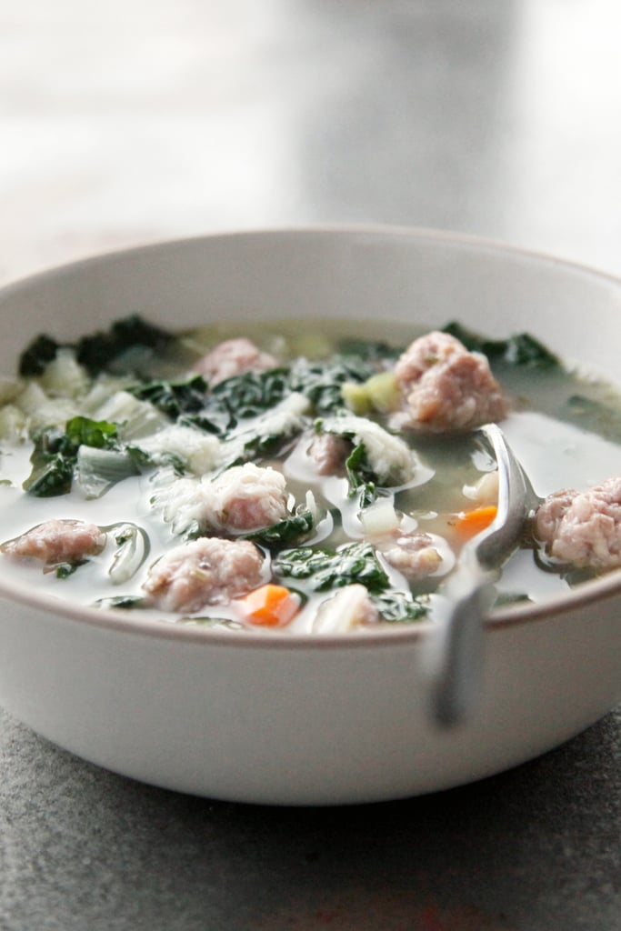 Kale, White Bean, and Meatball Soup | Italian Soup Recipes | POPSUGAR ...