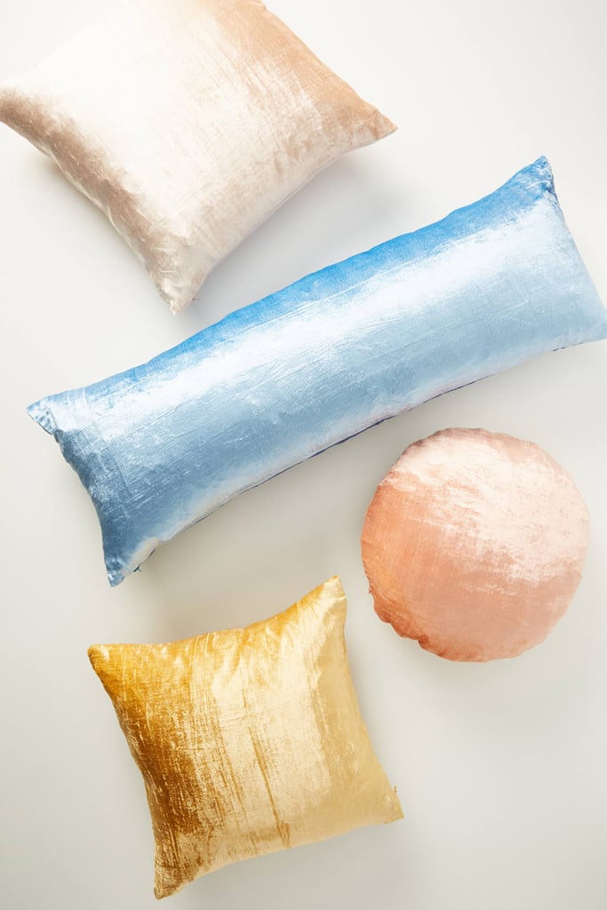 Flower-Dyed Velvet Pillows