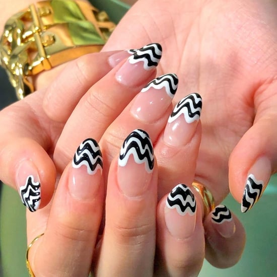 Squiggly French Tip Manicure Trend Ideas For 2021