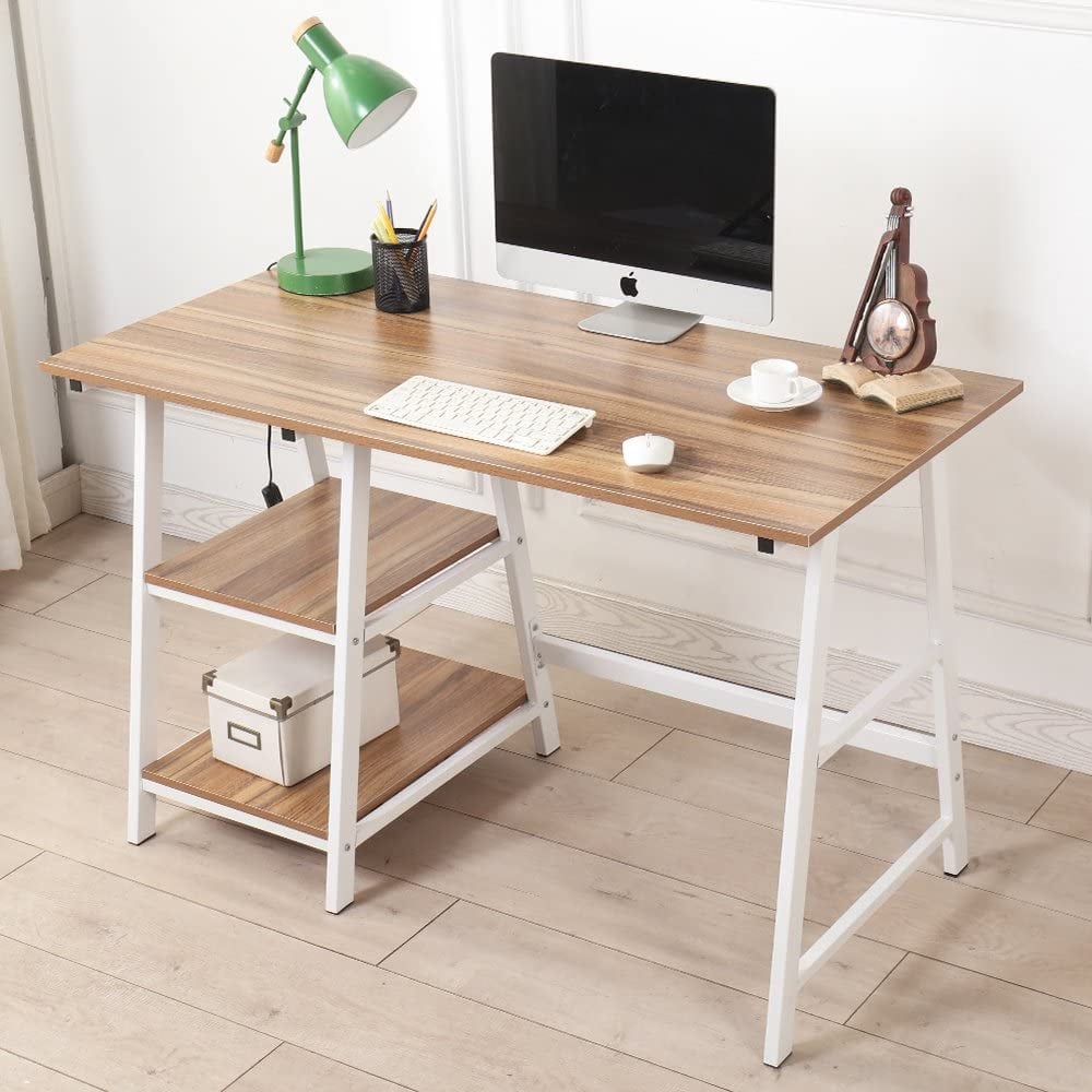 Trestle Desk Computer Desk Stylish and Affordable SpaceSaving Desks