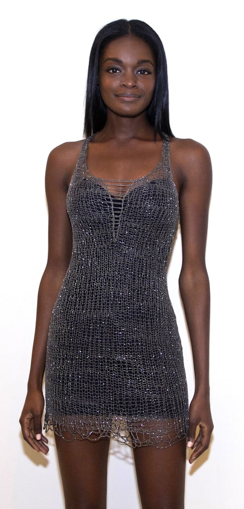 Natalia Fedner Haute Couture Metal Minidress Chainmail Style