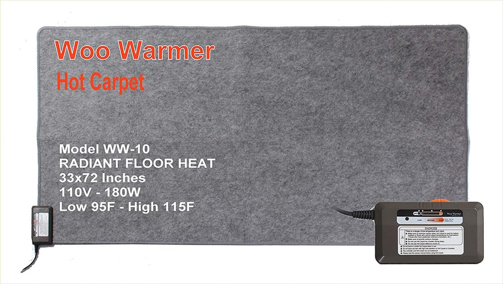 Woo Warmer Hot Carpet Under Rug Heater
