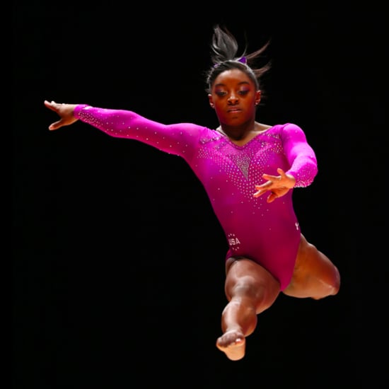 Gymnast Simone Biles Floor Routine