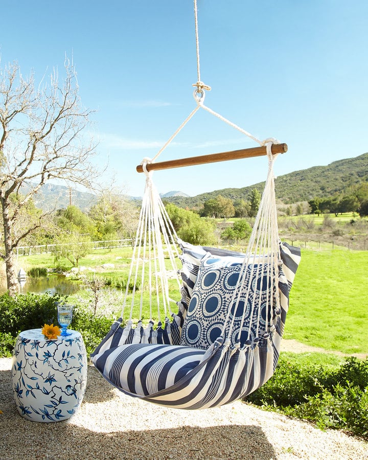 Horchow Blue Swinging Chair ($225)