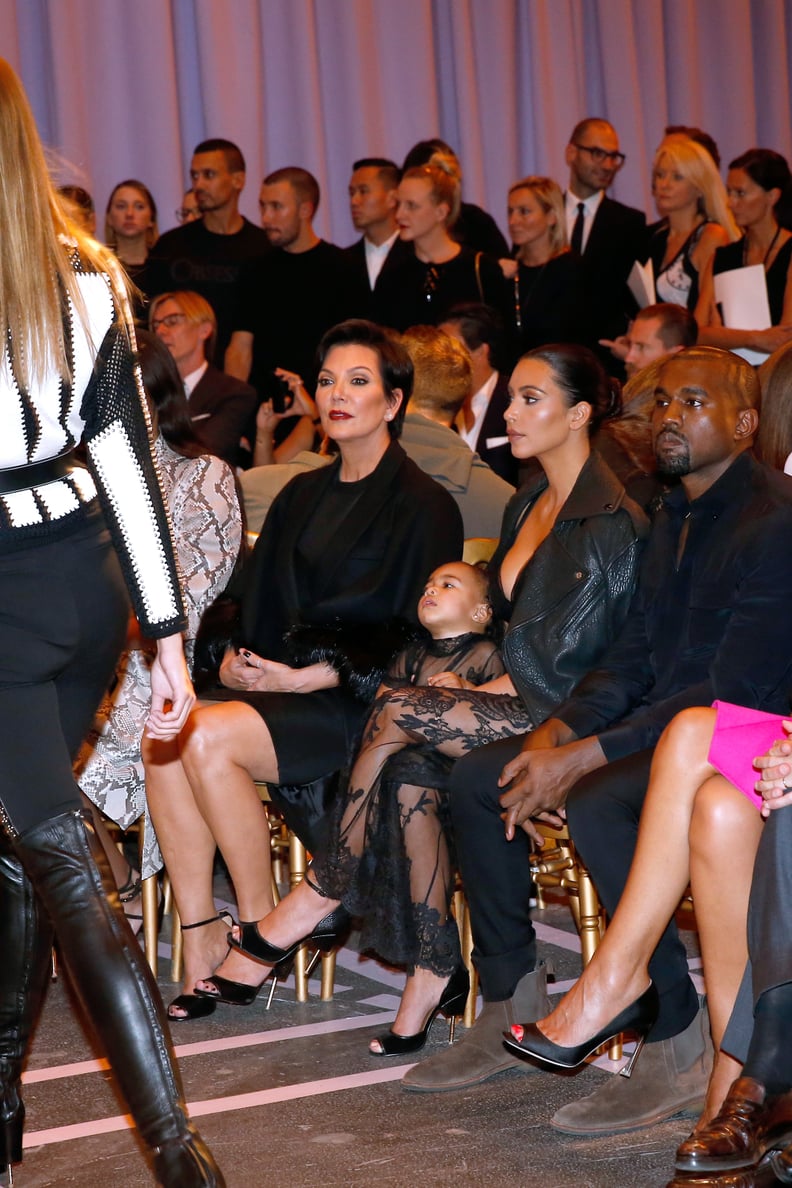 During the Givenchy Show