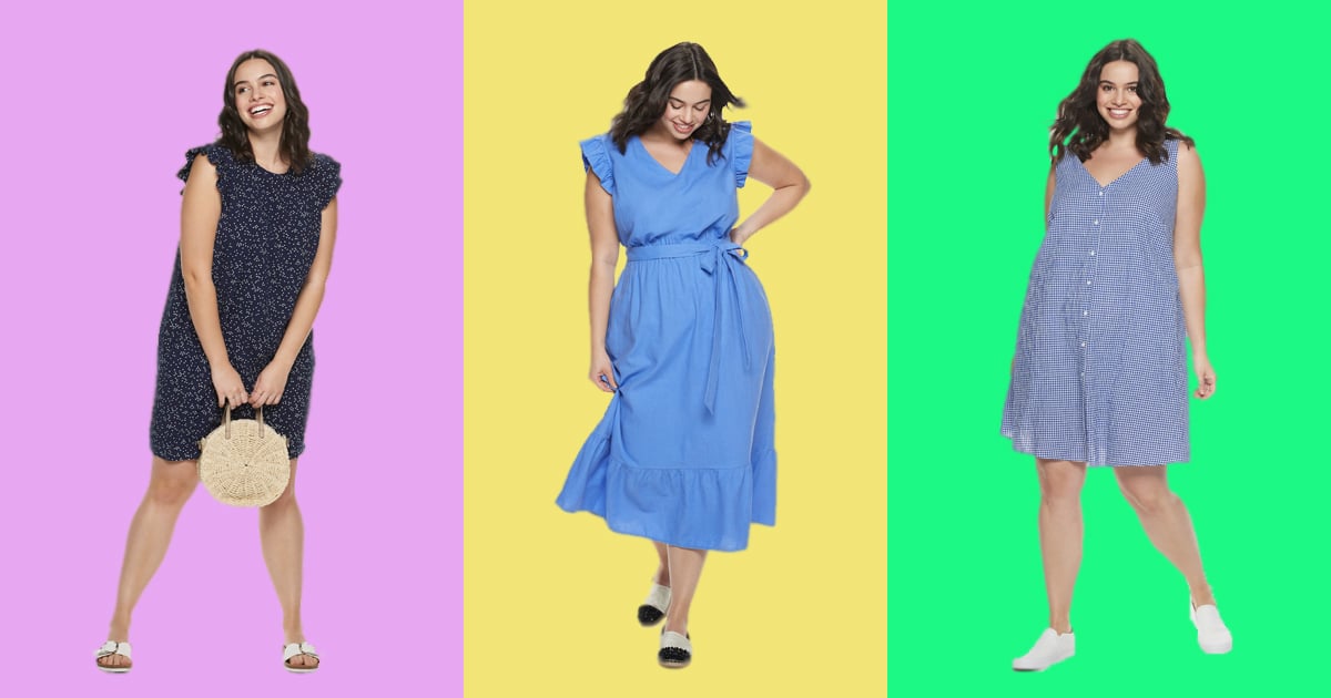 Flattering Plus Size Dresses Popsugar Kohls 2019 | POPSUGAR Fashion