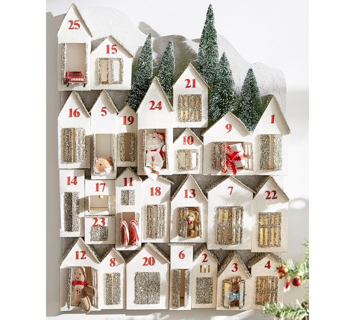 Glitter Lit Houses Advent Calendar