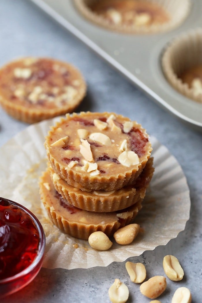 Crunchy Peanut Butter and Jelly Fat Bombs