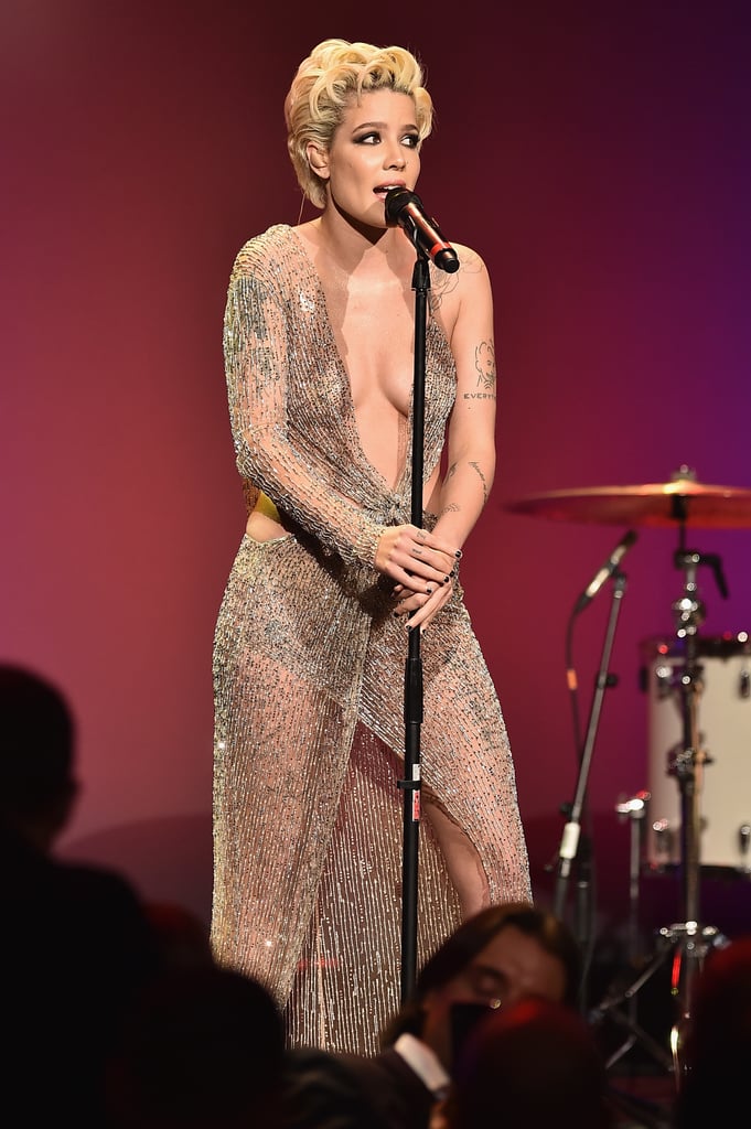 Halsey at the 2018 amfAR Gala