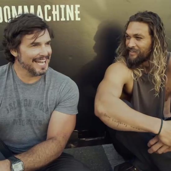 Jason Momoa Receives Harley-Davidson on Aquaman Set