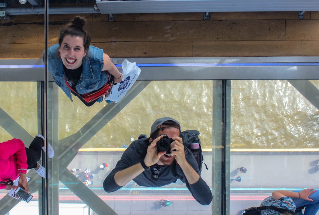 Walk across Tower Bridge's thrilling glass-floor walkway.