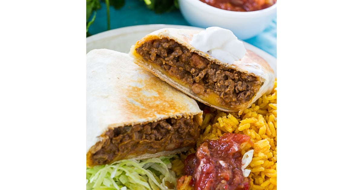 Beef and Bean Burritos Air Fryer Recipes For Families POPSUGAR Family Photo 15