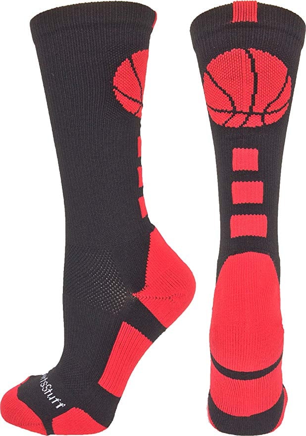 MadSportsStuff Basketball Socks With Basketball Logo | Sports Gifts For ...