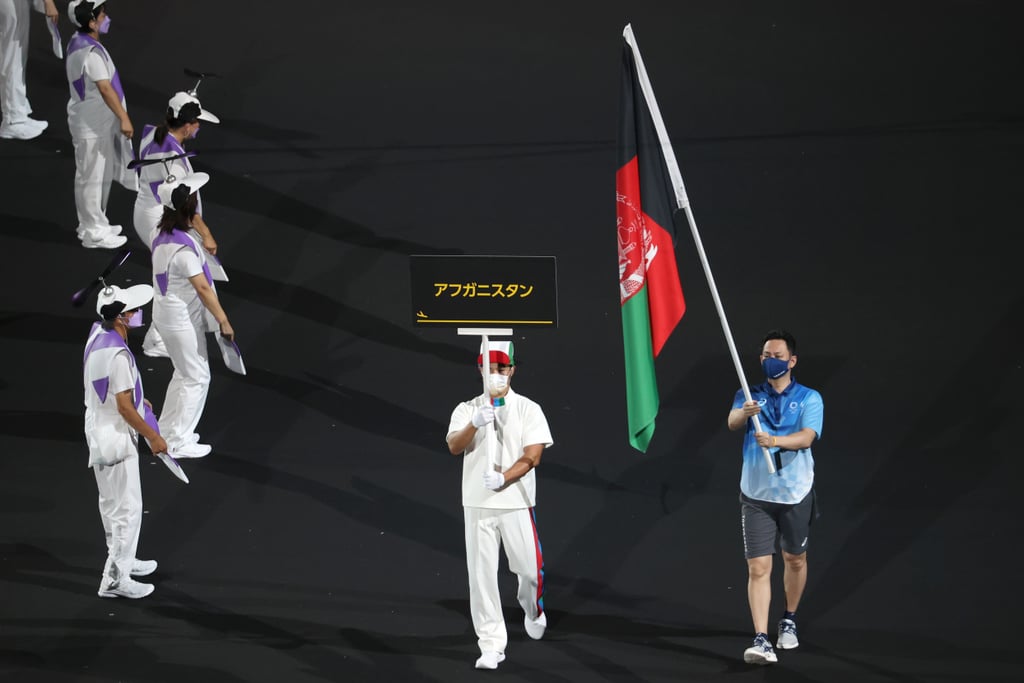 Afghanistan Flag Carried In at Paralympics Opening Ceremony