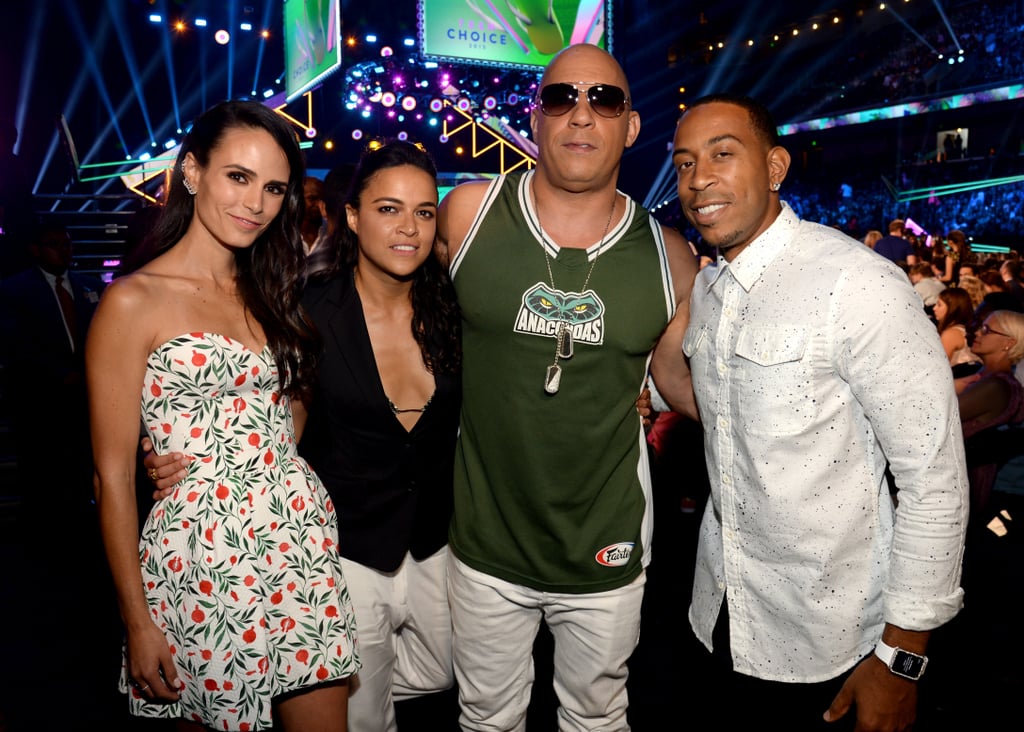 Jordana Brewster, Michelle Rodriguez, Vin Diesel, and Ludacris