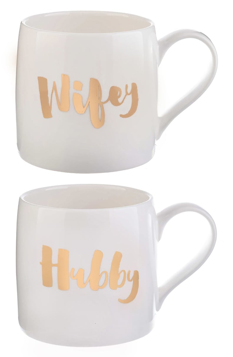 Wifey/Hubby Set of 2 Coffee Mugs